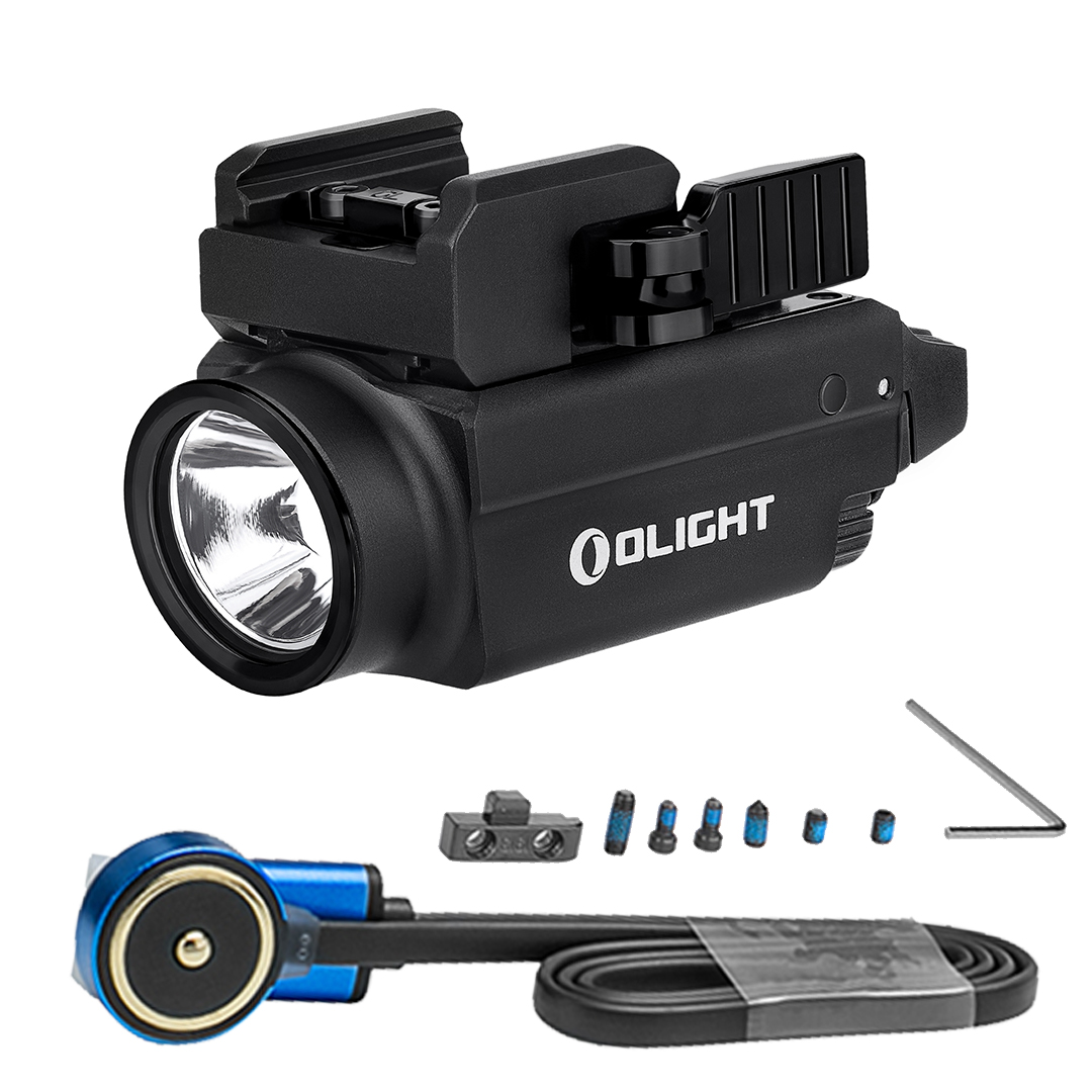 Olight Baldr S Black 800 Lumen Pistol Flashlight with Green Laser Sight
